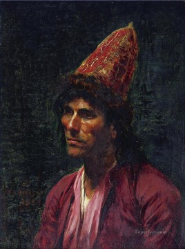 portrait of a man 1644 Painting - PORTRAIT OF A MAN Frederick Arthur Bridgman Arab